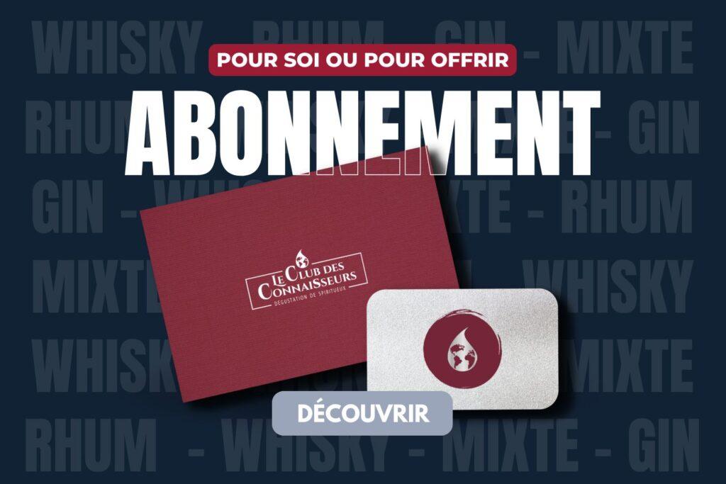 Bannière Abonnement Dégustation Le Club des Connaisseurs